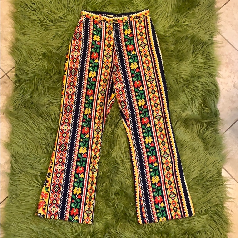 Vintage Psychedelic Bell Bottom Pants !